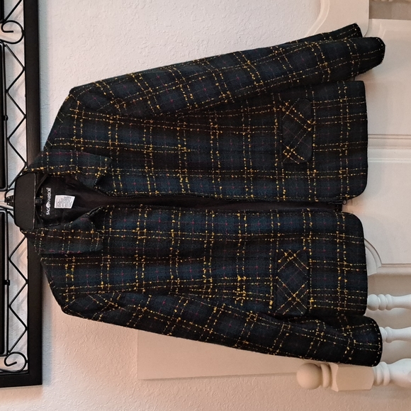 Sag Harbor Jackets & Blazers - Sag harbor jacket women's size 14 tweed colorful